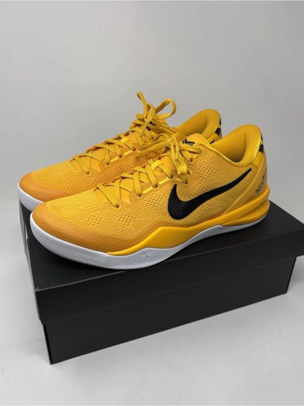 NIB NIKE KOBE 8 PROTRO TB PROMO UNIVERSITY GOLD HM6469-700 SIZE 11 NEW IN BOX!